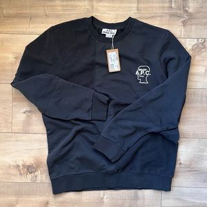 NWT A.P.C. crew neck sweatshirt